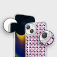 thumbnail image 5 of Étui Transparente iPhone 15 - Design Pétale Céleste Rose, 5 of 5