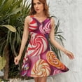 thumbnail image 7 of Rainbow Lollipop Sundress Sleeveless Dress Summer Women Clothes Dress for Women Dresses, 7 of 7
