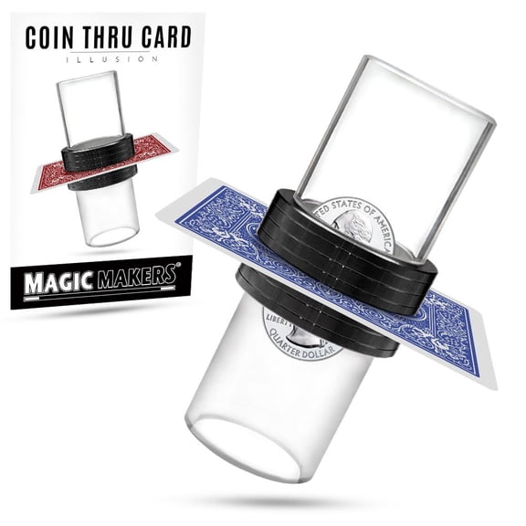 Coin Thru Card Illusion