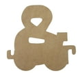 thumbnail image 1 of 11" Wooden Letter & Unfinished, Train Font, Craft Cutout 1/4" Thick, 1 of 2
