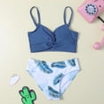 thumbnail image 2 of Child Girls Swimsuit Bikini Set Two Piece Bathing Suit With Chest Pad Girl's Swimwear, 2 of 6