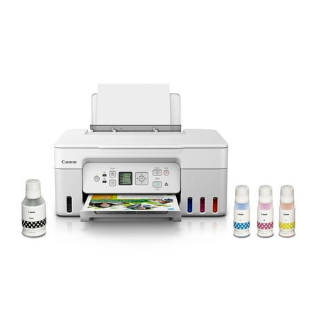 UPC: 0013803351538 | PIXMA G3270 MegaTank Inkjet Printer – White