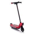 thumbnail image 3 of CIRUI 12V Electric Scooter for Kids Ages 6+, Kids Toy Scooter with Equipped with Stand, Skateboard Bell, Rear Brake, Widened Pedal, Non-slip Handle, Color LED Light 6.84 MPH Red, 3 of 10
