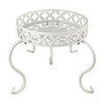 thumbnail image 2 of Qiopertar European-Style Wrought Iron Stand, Single-Tier Floor Display Rack, Sturdy Rustproof Balcony Shelf for Potted Plants, 2 of 6
