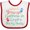 White and Red, variant on Inktastic Umpire Like Daddy Boys or Girls Baby Bib