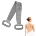thumbnail image 1 of Cepillo de ducha de silicona, cepillo de limpieza de espalda, adecuado para ducha, cepillo corporal exfoliante, limpiador de espalda, limpiador de espalda de masaje cómodo para hombres y mujeres Xemadio 2035146-2, 1 of 9