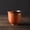 Reverse Mouth Cup - Brown 150ml, variant on Japanese Style Ceramic Tea, Tea Cup, Coffee Cup, Yerba Mate Set, Ceramic Mate Cup (2PCS)