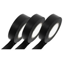 3 Rolls Electrical Insulating Tape Black Duct Tape Electric Tape Black Industrial Electrical Tape Electrical Tapes
