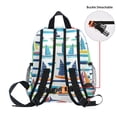 thumbnail image 5 of FORMRS School Backpack with Front Zippered Pocket 12" Student Travel Daypack, Colorful Sailboats, 5 of 6