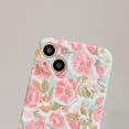 thumbnail image 2 of Designed for iPhone Case,Cute Oil Paint Floral Pattern Full Body Camera Lens Protection Shockproof Protective Cover Phone Case (iPhone 13,Pink), 2 of 5