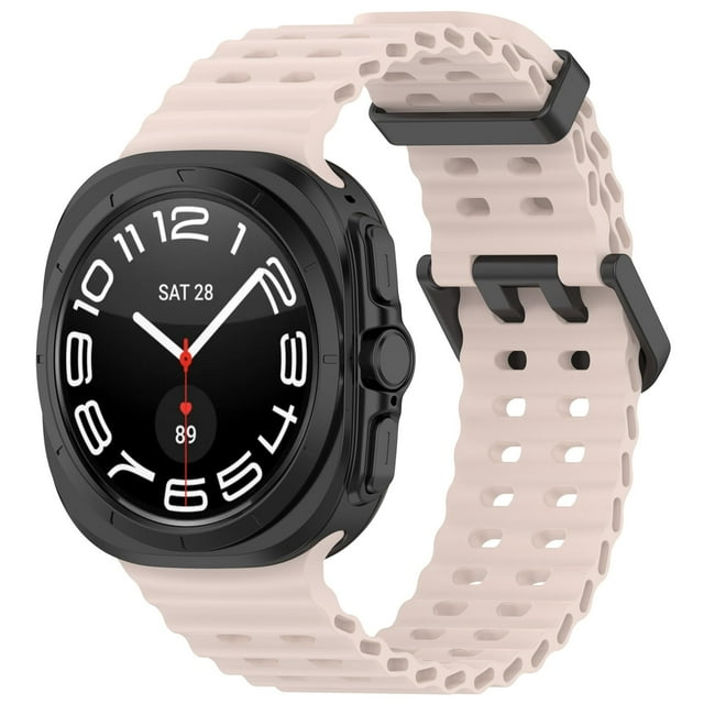 Bracelet de Montre en Silicone de Qualité Supérieure, Résistant à la Sueur, Couleur Unie, avec Ajustement Pratique et Grand Compatibilité, Compatible avec Montre Intelligente