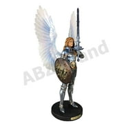 ABZ Brand Large Winged St.Michael Lord of The Host Colored Collectible Figurine by Ruth Thompson