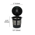 thumbnail image 4 of Vasos K reutilizables para cafeteras 2.0 y 1.0 Ajuste universal,paquete de 12,negro,11 Feliz Sencillez, 4 of 5