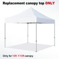 EUROMAX USA Replacement Canopy Tent Top Cover for 10x10 Pop Up Canopy