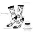 thumbnail image 4 of Fuzoiu Black Squirrel Print Athletic Crew Socks for Men & Women,Casual Crew Socks,Above Ankle Crew Socks for Business, Casual, 4 of 6