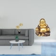 thumbnail image 2 of Figura de Buda, escultura coleccionable, adorno de mesa para escritorio o armario, ideal para interiores. Perfecto para inauguración de casa, aniversa, 2 of 7