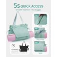 thumbnail image 2 of Bolsa Tote para Esterilla de Yoga Deportiva Nueva para Mujeres y Hombres Impermeable Verde Menta, 2 of 9