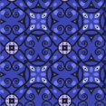 thumbnail image 1 of Ahgly Company Indoor Square Patterned Denim Dark Blue Area Rugs, 7' Square, 1 of 6