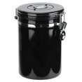 thumbnail image 2 of Stainless Steel Sealed Canister Coffee Bean Flour Sugar Container Holder Can Storage Bottles JarsBlack 1.8L, 2 of 10