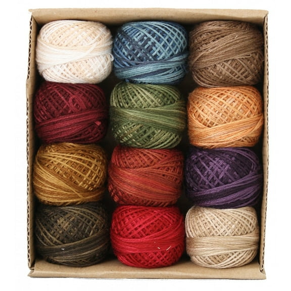 Valdani 3-Strand Ball Floss 30yd Artist Palette Collection 12 Colors