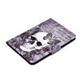 thumbnail image 6 of Mantto iPad 10th Generation Case 10.9", Cute Patterned Slim Multi-Angle Viewing Folio Magnetic Stand Wallet Card Slot with Auto Sleep Wake Smart Cover for 10.9” iPad 10th Gen 2022, Skull, 6 of 8