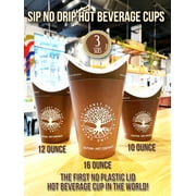 Disposable Coffee Cups - 10 Ounce - Coffee Cups. Eco Friendly Paper Cups. To Go Coffee Paper Cups. Coffee Bar Paper Cups. 50 Paper Coffee Cups. Office Coffee Cups. Coffee Bar Paper Cups. 50 Eco Cups