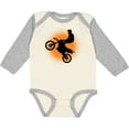 thumbnail image 3 of Inktastic Motocross Rider Freestyle Sports Boys Long Sleeve Baby Bodysuit, 3 of 5