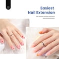 thumbnail image 3 of Kit de uñas en gel con forma de almendra con forma de escarabajos, 500 unidades de puntas de uñas y lámpara, 3 of 8