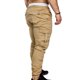 thumbnail image 4 of Qarigey Moda hombres pantalones deportivos largos casuales pantalones corriendo joggers gimnasio pantalones deportivos Prendas para la parte inferior del cuerpo Caqui XL, 4 of 6