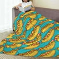 thumbnail image 6 of Fuzoiu Hot Dogs 8 Print Ultra-Soft Micro Fleece Blanket,All Seasons Flannel Throw, Lightweight Blanket for Bed, Sofa, Couch, Movie Night, Camping, and Travel-40"x30", 6 of 7
