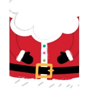 Holiday Time Santa Belly Large Paper Gift Bag