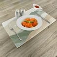 thumbnail image 2 of Ambesonne Neutral Place Mats Set of 4, Mountains Landscape Paint, Standard Size, Beige Ecru and Green, 2 of 5