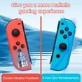 thumbnail image 4 of Switch Controller for N-Switch, Wireless Controllers (L/R) With LED Support Vibration/WakeUp Function/Motion Control, White, 4 of 6