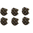 thumbnail image 2 of NFL Logo Brands Pittsburgh Steelers Disposable Face Mask - Pack of 6, 2 of 2