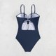 thumbnail image 5 of Trajes de baño para mujer, moda de verano para mujer, color sólido con cojín en el pecho y sin soporte de acero, traje de baño con tirantes sin espalda, trajes de baño para mujer, trajes de baño para, 5 of 9