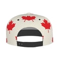 thumbnail image 4 of Fotbe Happy Canada Day Flat Bill Visor Cap Classic Snapback Hat Polyester Foam Trucker Hat Trucker Cap Adjustable Baseball Cap, 4 of 9
