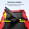 thumbnail image 3 of FIEWESEY Case for Urao X109 Tablet 10.1 Inch Tab Friendly Hybrid Soft Silicone Adjustable Shoulder Strap Built in Kickstand Pen Holder Compatible with Urao X109 10.1" 2026 Model (RedBlack), 3 of 6