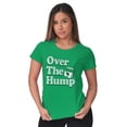 thumbnail image 3 of Over Hump Camel Guess What Day It Is Womens Slim Fit Graphic Tee Brisco Brands L, 3 of 5