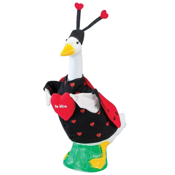 Gaggleville Love Bug Baby Goose Outfit, Baby 17" H Statue, by Fox Valley Traders