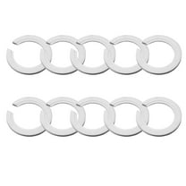 10Pc E27 to E14 Lamp Shade Ring Adapter (White)