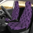thumbnail image 3 of ZICANCN Car Seat Covers Front Seats Only,Abstract Purple Animal Stripes Automotive Seat Covers Protectors for Cars Trucks Suv 2 Pack, 3 of 8
