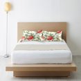 thumbnail image 6 of Yayeee Pillowcase Queen Size Set of 2 Satin Wrinkle Resistant Pillow Case, Beige Apple Pattern, 6 of 7
