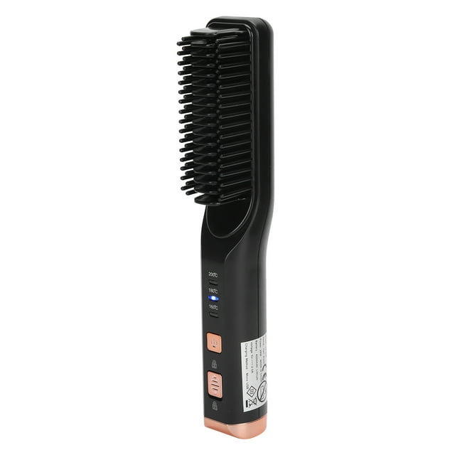 Plancha de Pelo Peine Alisador Eléctrico Cepillo para Alisar el Cabello Recargable por USB con Tecnología de Temperatura Constante Herramienta de Peinado del Cabello con ANGGREK Otros