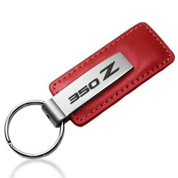 Nissan 350Z Red Leather Key Chain
