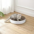 thumbnail image 5 of THE LICKER STORE Nelson 20.13" Modern Cardboard Round Bowl Cat Scratcher with Catnip, Cloud, CSR1010I, 5 of 6