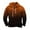 Orange, variant on GigrtiJin Mens Baggy Athletic Hoodies Gradient Color Hooded Drawstring Sweatshirt with Pocket Trendy Casul Pullover Blouse