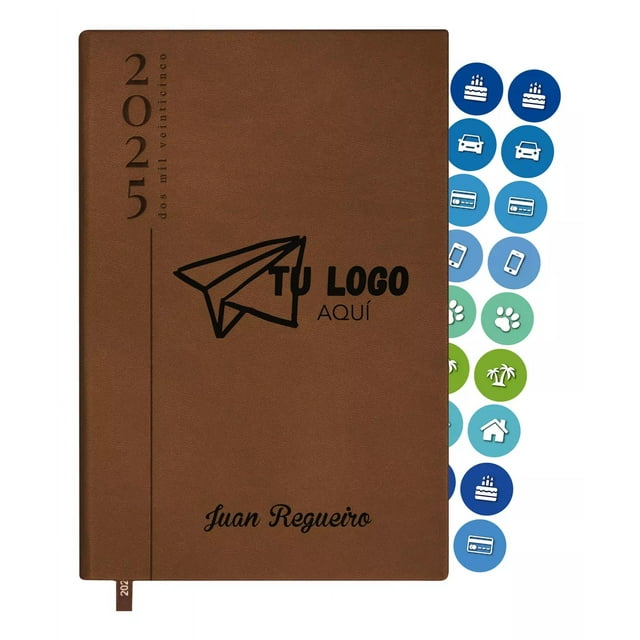 3 Agendas Diaria Personalizada Grabado Laser
