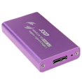 thumbnail image 2 of 6 gb/s, caja de disco duro de estado sólido de SSD a USB 3,0 (púrpura) Afortunado Sencillez, 2 of 3