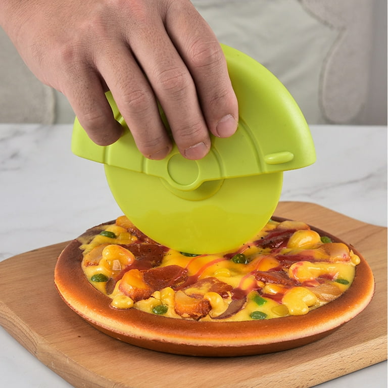 Grandest Birch Labor-saving Anti-shock Rolling Dough Cutter Plastic Pizza  Scraper Wheel Roller Cutter Kitchen Gadget Labor-saving 