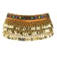 thumbnail image 5 of Bufanda de cadera Yuyangstore disfraz brillante con borlas de lentejuelas Naranja, 5 of 8